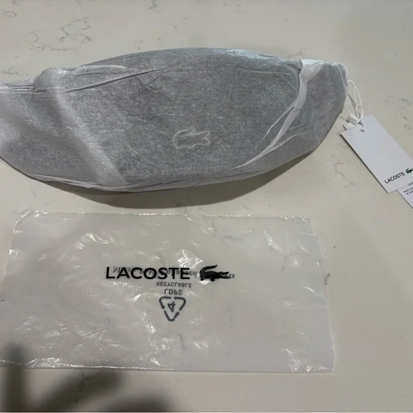 Lacoste Unisex Black Belt Bag - Picture 5 of 8